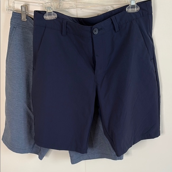 2 Men's Navy Blue Shorts. Oakley & Goodfellow - Picture 1 of 6